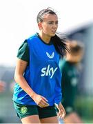 18 September 2023; Abbie Larkin during a Republic of Ireland women training session at the FAI National Training Centre in Abbotstown, Dublin. Photo by Stephen McCarthy/Sportsfile