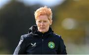18 September 2023; Interim head coach Eileen Gleeson during a Republic of Ireland women training session at the FAI National Training Centre in Abbotstown, Dublin. Photo by Stephen McCarthy/Sportsfile