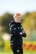18 September 2023; Interim head coach Eileen Gleeson during a Republic of Ireland women training session at the FAI National Training Centre in Abbotstown, Dublin. Photo by Stephen McCarthy/Sportsfile