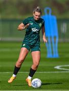 18 September 2023; Saoirse Noonan during a Republic of Ireland women training session at the FAI National Training Centre in Abbotstown, Dublin. Photo by Stephen McCarthy/Sportsfile