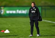 18 September 2023; Dr Siobhan Forman, team doctor, during a Republic of Ireland women training session at the FAI National Training Centre in Abbotstown, Dublin. Photo by Stephen McCarthy/Sportsfile