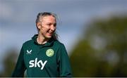 18 September 2023; Louise Quinn during a Republic of Ireland women training session at the FAI National Training Centre in Abbotstown, Dublin. Photo by Stephen McCarthy/Sportsfile