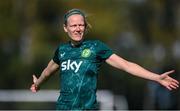 18 September 2023; Diane Caldwell during a Republic of Ireland women training session at the FAI National Training Centre in Abbotstown, Dublin. Photo by Stephen McCarthy/Sportsfile