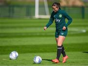 18 September 2023; Tyler Toland during a Republic of Ireland women training session at the FAI National Training Centre in Abbotstown, Dublin. Photo by Stephen McCarthy/Sportsfile