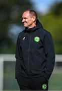 18 September 2023; Interim assistant coach Colin Healy during a Republic of Ireland women training session at the FAI National Training Centre in Abbotstown, Dublin. Photo by Stephen McCarthy/Sportsfile