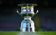 18 September 2023; A general view of the Leinster Senior Cup before the Leinster Football Senior Cup Final match between Usher Celtic and Bohemians at Dalymount Park in Dublin. Photo by Sam Barnes/Sportsfile