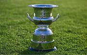 18 September 2023; A general view of the Leinster Senior Cup before the Leinster Football Senior Cup Final match between Usher Celtic and Bohemians at Dalymount Park in Dublin. Photo by Sam Barnes/Sportsfile