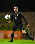 18 September 2023; Jordan Buckley of Usher Celtic during the Leinster Football Senior Cup Final match between Usher Celtic and Bohemians at Dalymount Park in Dublin. Photo by Sam Barnes/Sportsfile