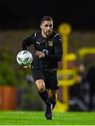 18 September 2023; Jordan Buckley of Usher Celtic during the Leinster Football Senior Cup Final match between Usher Celtic and Bohemians at Dalymount Park in Dublin. Photo by Sam Barnes/Sportsfile