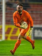 18 September 2023; Usher Celtic goalkeeper Karl Lynam during the Leinster Football Senior Cup Final match between Usher Celtic and Bohemians at Dalymount Park in Dublin. Photo by Sam Barnes/Sportsfile