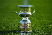 18 September 2023; A general view of the Leinster Senior Cup before the Leinster Football Senior Cup Final match between Usher Celtic and Bohemians at Dalymount Park in Dublin. Photo by Sam Barnes/Sportsfile