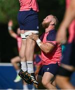 19 September 2023; Jeremy Loughman during an Ireland rugby squad training session at Complexe de la Chambrerie in Tours, France. Photo by Brendan Moran/Sportsfile
