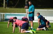 19 September 2023; Head coach Andy Farrell during an Ireland rugby squad training session at Complexe de la Chambrerie in Tours, France. Photo by Brendan Moran/Sportsfile