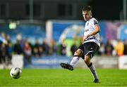 15 September 2023; Archie Davies of Dundalk during the Sports Direct Men’s FAI Cup quarter-final match between Galway United and Dundalk at Eamonn Deacy Park in Galway. Photo by Ben McShane/Sportsfile