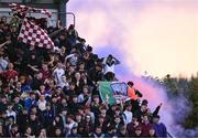 15 September 2023; Galway United supporters before the Sports Direct Men’s FAI Cup quarter-final match between Galway United and Dundalk at Eamonn Deacy Park in Galway. Photo by Ben McShane/Sportsfile