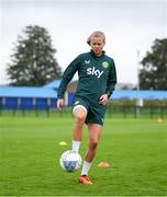 19 September 2023; Ruesha Littlejohn during a Republic of Ireland women training session at the FAI National Training Centre in Abbotstown, Dublin. Photo by Stephen McCarthy/Sportsfile