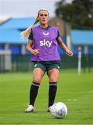 19 September 2023; Savannah McCarthy during a Republic of Ireland women training session at the FAI National Training Centre in Abbotstown, Dublin. Photo by Stephen McCarthy/Sportsfile