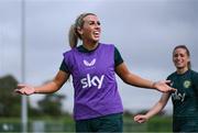 19 September 2023; Savannah McCarthy during a Republic of Ireland women training session at the FAI National Training Centre in Abbotstown, Dublin. Photo by Stephen McCarthy/Sportsfile