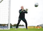 19 September 2023; Goalkeeper Courtney Brosnan during a Republic of Ireland women training session at the FAI National Training Centre in Abbotstown, Dublin. Photo by Stephen McCarthy/Sportsfile