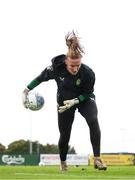19 September 2023; Goalkeeper Courtney Brosnan during a Republic of Ireland women training session at the FAI National Training Centre in Abbotstown, Dublin. Photo by Stephen McCarthy/Sportsfile