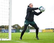 19 September 2023; Goalkeeper Megan Walsh during a Republic of Ireland women training session at the FAI National Training Centre in Abbotstown, Dublin. Photo by Stephen McCarthy/Sportsfile