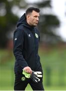 19 September 2023; Interim goalkeeping coach Richie Fitzgibbon during a Republic of Ireland women training session at the FAI National Training Centre in Abbotstown, Dublin. Photo by Stephen McCarthy/Sportsfile