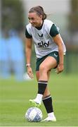 19 September 2023; Katie McCabe during a Republic of Ireland women training session at the FAI National Training Centre in Abbotstown, Dublin. Photo by Stephen McCarthy/Sportsfile