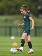 19 September 2023; Chloe Mustaki during a Republic of Ireland women training session at the FAI National Training Centre in Abbotstown, Dublin. Photo by Stephen McCarthy/Sportsfile