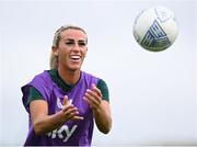 19 September 2023; Savannah McCarthy during a Republic of Ireland women training session at the FAI National Training Centre in Abbotstown, Dublin. Photo by Stephen McCarthy/Sportsfile