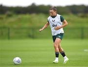 19 September 2023; Katie McCabe during a Republic of Ireland women training session at the FAI National Training Centre in Abbotstown, Dublin. Photo by Stephen McCarthy/Sportsfile