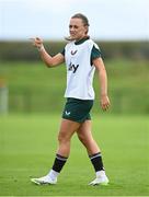 19 September 2023; Katie McCabe during a Republic of Ireland women training session at the FAI National Training Centre in Abbotstown, Dublin. Photo by Stephen McCarthy/Sportsfile