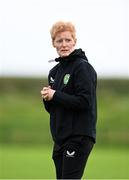 19 September 2023; Interim head coach Eileen Gleeson during a Republic of Ireland women training session at the FAI National Training Centre in Abbotstown, Dublin. Photo by Stephen McCarthy/Sportsfile