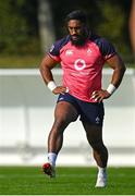 20 September 2023; Bundee Aki during an Ireland rugby squad training session at Complexe de la Chambrerie in Tours, France. Photo by Brendan Moran/Sportsfile