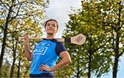 20 September 2023; Dublin stars David Byrne, Kate Sullivan, Eoghan O’Donnell, and Ciara Tierney gather at AIG Ireland Head Office to celebrate the 2023 Season and launch a new campaign celebrating 10 years sponsoring Dublin GAA. Pictured is Dublin camogie player Ciara Tierney at the Dublin GAA End of Season Event at AIG Head Office in Dublin. Photo by Sam Barnes/Sportsfile