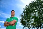 20 September 2023; James Ryan poses for a portrait after an Ireland rugby media conference at Complexe de la Chambrerie in Tours, France. Photo by Brendan Moran/Sportsfile