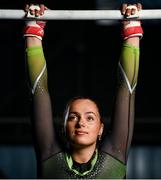 21 September 2023; At an event showcasing Team Ireland gymnastics team who are competing in the upcoming 2023 World Championships in Antwerp, Belgium. Pictured is Gymnastics Ireland Senior Women’s team member Emma Slevin at the National Gymnastics Training Centre in Sport Ireland Campus, Dublin. Photo by David Fitzgerald/Sportsfile