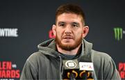 21 September 2023; Johnny Eblen during a media event at The Spencer Hotel in Dublin, ahead of Bellator 299 on September 23, in 3 Arena, Dublin. Photo by Tyler Miller/Sportsfile