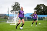 19 September 2023; Caitlin Hayes during a Republic of Ireland women training session at the FAI National Training Centre in Abbotstown, Dublin. Photo by Stephen McCarthy/Sportsfile