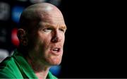 22 September 2023; Forwards coach Paul O'Connell during a media conference after the Ireland rugby squad captain's run at the Stade de France in Saint Denis, Paris, France. Photo by Brendan Moran/Sportsfile