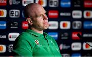 22 September 2023; Forwards coach Paul O'Connell during a media conference after the Ireland rugby squad captain's run at the Stade de France in Saint Denis, Paris, France. Photo by Brendan Moran/Sportsfile