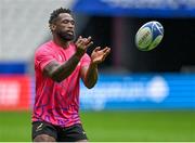 22 September 2023; Siya Kolisi during the South Africa rugby squad captain's run at the Stade de France in Saint Denis, Paris, France. Photo by Brendan Moran/Sportsfile