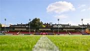 22 September 2023; A general view of the pitch and stadium before the SSE Airtricity Men's Premier Division match between St Patrick's Athletic and Dundalk at Richmond Park in Dublin. Photo by Seb Daly/Sportsfile