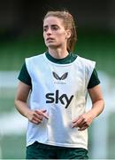 22 September 2023; Chloe Mustaki during a Republic of Ireland women training session at the Aviva Stadium in Dublin. Photo by Stephen McCarthy/Sportsfile