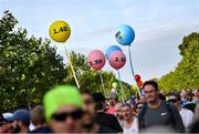 23 September 2023; The pacing balloons are seen before the 2023 Irish Life Dublin Half Marathon which took place on Saturday 23rd of September at Phoenix Park in Dublin. Photo by David Fitzgerald/Sportsfile