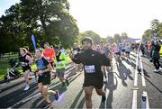 23 September 2023; Hanzala Abbass, from Dublin, centre, pictured at the 2023 Irish Life Dublin Half Marathon which took place on Saturday 23rd of September at Phoenix Park in Dublin. Photo by David Fitzgerald/Sportsfile