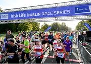23 September 2023; Runners at the start of the 2023 Irish Life Dublin Half Marathon which took place on Saturday 23rd of September at Phoenix Park in Dublin. Photo by David Fitzgerald/Sportsfile