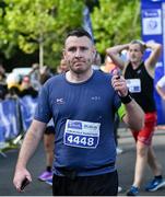 23 September 2023; Niall O'Brien, from Dublin, after finishing the 2023 Irish Life Dublin Half Marathon which took place on Saturday 23rd of September at Phoenix Park in Dublin. Photo by David Fitzgerald/Sportsfile