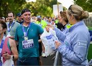 23 September 2023; Jason Morris, from Dublin, after finishing the 2023 Irish Life Dublin Half Marathon which took place on Saturday 23rd of September at Phoenix Park in Dublin. Photo by David Fitzgerald/Sportsfile