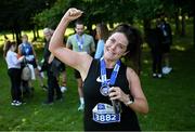 23 September 2023; Sarah Murphy, from Dublin, pictured after the 2023 Irish Life Dublin Half Marathon which took place on Saturday 23rd of September at Phoenix Park in Dublin. Photo by David Fitzgerald/Sportsfile