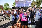 23 September 2023; Finishers after the 2023 Irish Life Dublin Half Marathon which took place on Saturday 23rd of September at Phoenix Park in Dublin. Photo by David Fitzgerald/Sportsfile